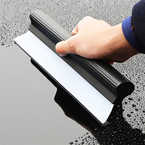 Raclette en silicone vitres et plancher avec tablettes essuie-glace
