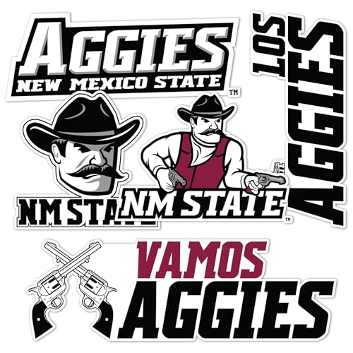 Desert Cactus New Mexico State University Sticker Aggies NMSUr Vinyl Decals Laptop Water Bottle Car Scrapbook Sheet T2 (Type 2-2)