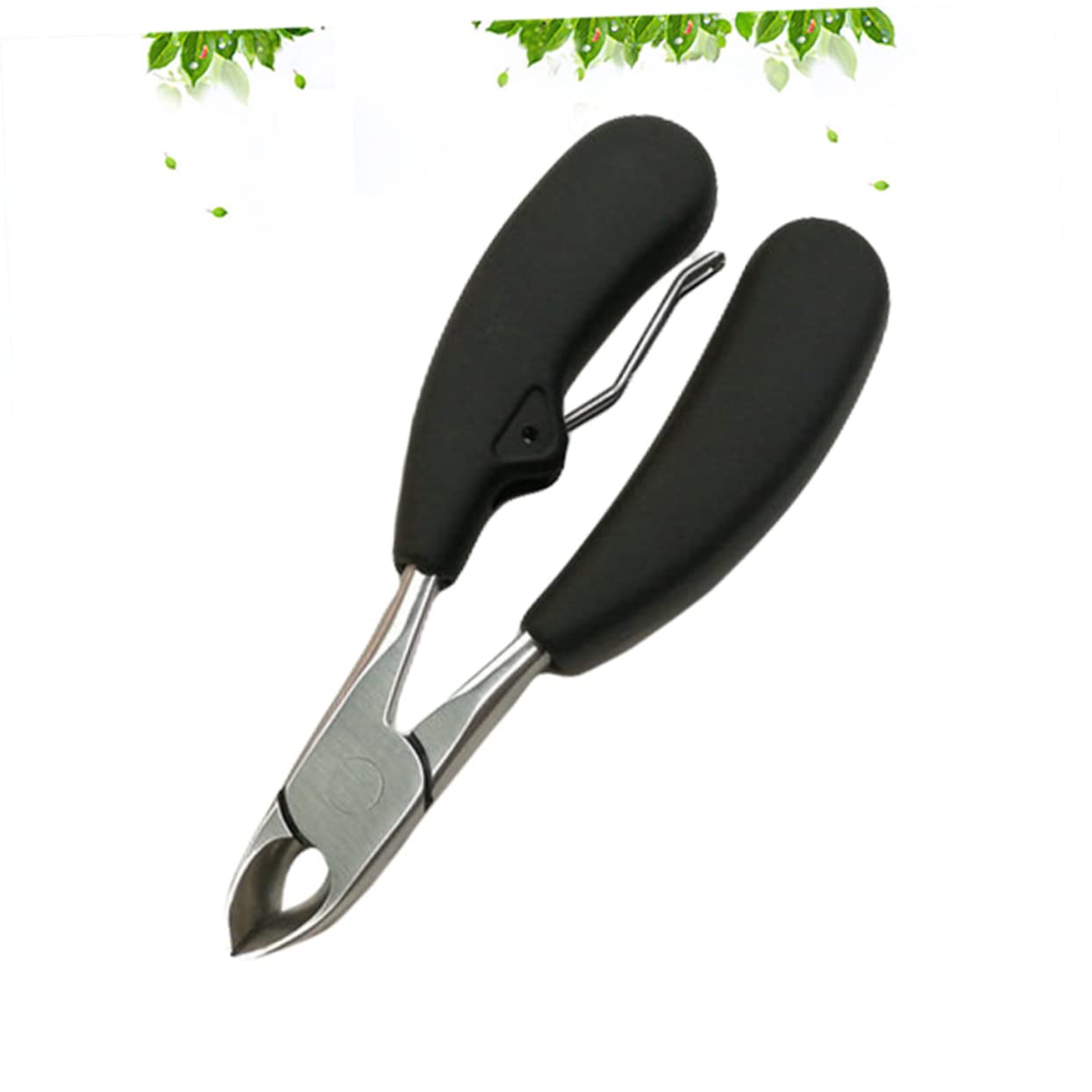 Mikinona Quality Stainless Steel Nail Clippers Cuticle Trimmer for Ingrown Toenails Non-Slip Grip Perfect for All Ages
