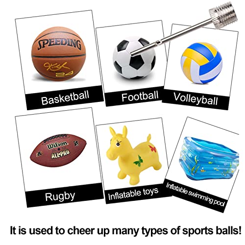 Premieradapter Inflating Pump Needle For Ball Football Rugby Volleyball Netball Valve Adaptor, 5 Pcs (Ty95) #TOP3