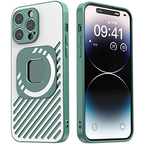 Coque magnétique iPhone 14 Pro Max en alliage d'aluminium de qualité premium