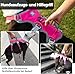 Hunde Sicherheitsgeschirr, Hundegeschirr kleine hunde, Reflektierendes Geschirr mit Gepolstertem Griff, Wasserdicht, Verstellbare Weste für Kleine Hunde Zum Gassi Gehen, Trainieren (Rosenrot,S)