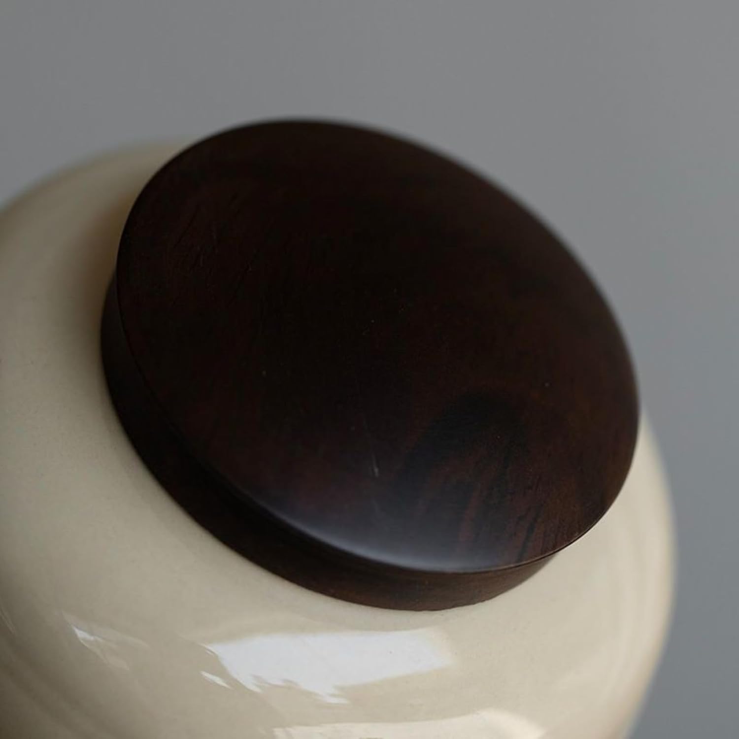 Antique-style Ceramics Tea Canister, 300ml 10.2oz, Storage Canister Chinese Kung Fu Tea Set Accessories