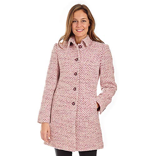 Fleet Street Ltd. Womens Single Breasted Wool Walker Coat