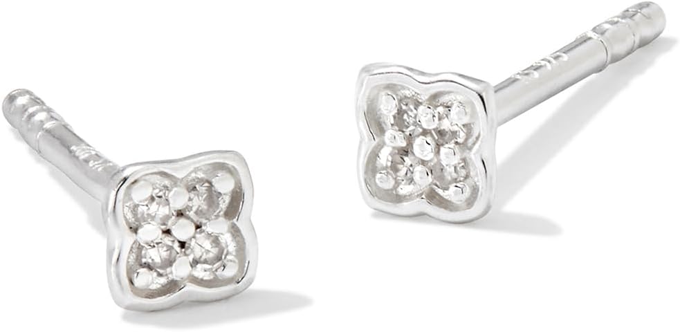 Pendientes pequeños con diamantes blancos Dira de Kendra Scott