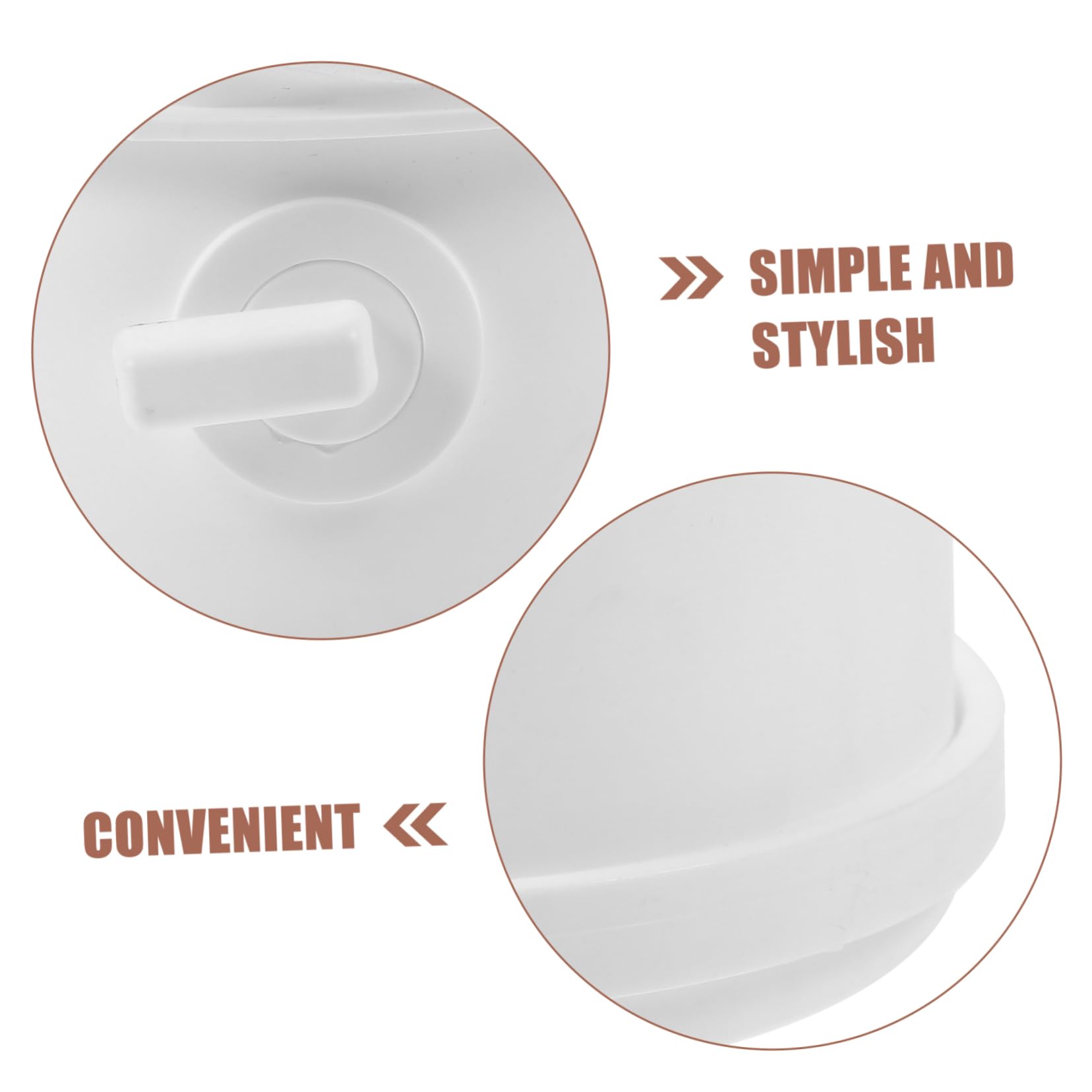 SHINEOFI 3 Pezzi Di Accessori Per Tubi Freschi Adattatore Raccordo Di Ventilazione Flangia Di Collegamento Abs Bianco