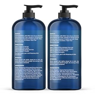 Botanic Hearth Rosemary Mint Shampoo and Conditioner Set, Thickening Formula, Promotes Hair Growth and Scalp Health Sulfate Free & Paraben Free, for Men & Women | 16 fl oz each