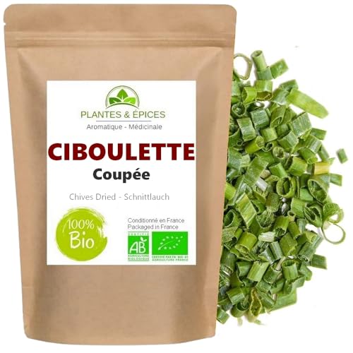 p&e - Ciboulette Fines Herbes entières séchées 100g - Aromate séché naturel (100g)
