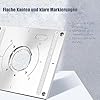 Router Table Insert Plate Aluminum Router Plate for Woodworking Router Table Mounting Plate with 2 X Ring 300 x 235 x 9.5mm