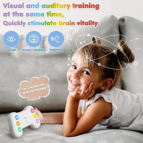 beiens Baby Games Controller Brain & Memory Training Handheld Game with 4 Modes for Kids Ages 3+ Boys and Girls, Simon Game Music Toys with Light & Sound