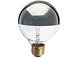 Satco S3862 Medium Light Bulb in Chrome finish, 4.38 inches – view 1