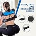 Bellabooty Premium Hip Thrust Belt - Adjustable Exercise Belt for Glutes & Squats, Hip Thrust Pad for Comfort, Versatile Gym Equipment for Home - Weightlifting Belt Support for Women - Blue