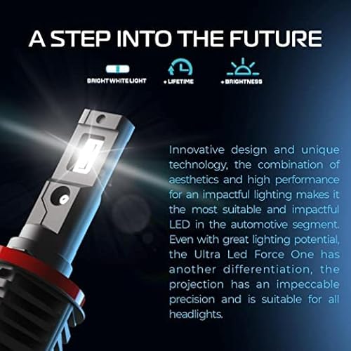 ULTRA LED FORCE ONE 4300K H8/ H9/ H11/ H16 TECH ONE