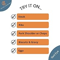 Vista 3 de Spiva Cooking - Red Eye Rub - Condimento para café y chile dulce - Cómo utilizar: Carne de res, filetes, pechuga, hamburguesas, paleta de cerdo