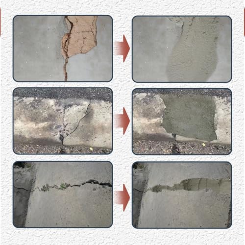 Miniatura 4 de Cemento Rápido Impermeable Para Reparación De Pisos Y Grietas 300g Sellador Flexible Antifugas Secado En 2-3 Horas - Perfecto Para Patios, Entradas O Garajes