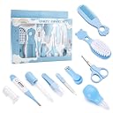 Portable Baby Healthcare & Grooming Kit for Infants | 10-in-1 Newborn Care Set with Nail Trimmer, Thermometer, Comb, Brush & Safety Scissors | Baby Shower Gift (Multicolour) gallery image