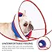 ibasenice Pet Elizabeth Collar - 1pc Clear Dog Cat Recovery Collar for After Surgery Wound Healing,Trimming Nails