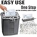 laffeya Paper Shredder Sharpening & Lubricant Sheets & Shredder Cleaning Sheets (12 Pack)