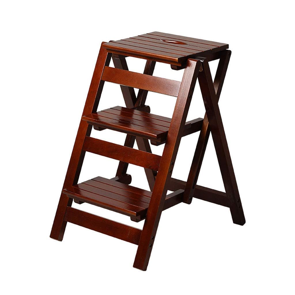 Escabeau de cuisine pliable 3 marches avec tapis antidérapant