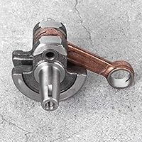 Tbest Motorsystem 44 Mm / 1,7 Zoll Halbkreis-Kurbelwellen-Ersatzteil Passend für Mini Pocket Bike 47 Cc 49 Cc