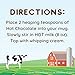 Sillycow Farms Hot Chocolate Mix Truffle Flavor | Vegan, Nut Free Certified Quality Cocoa Powder | Gluten-Free, Non-GMO & Dairy-Free | Reusable Packaging | 16.9 Oz Reusable Glass Bottle - Pack of 1