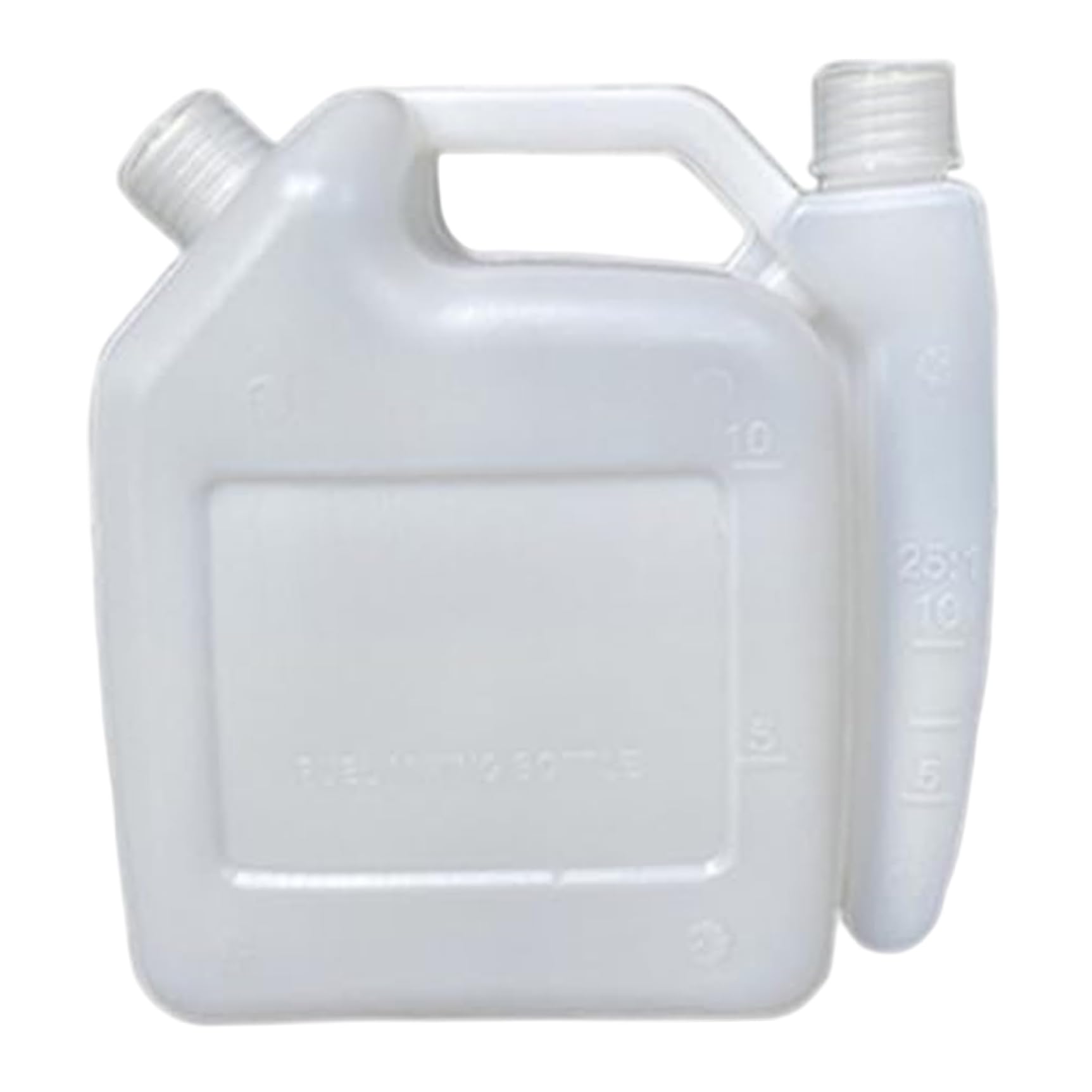 Bidon d'essence pour tronçonneuse et coupe-bordure lors de l'entretien du jardin
