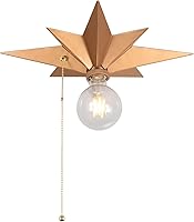 Vista 10 de Lámpara de techo de montaje al ras de 16 pulgadas con interruptor de cadena de tirar para encendido/apagado, luminarias de techo industriales