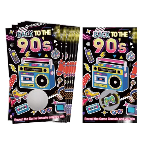 Tarjetas para rascar PLIGREAT de los años 90: pack de 120 cupones para bodas y fiestas