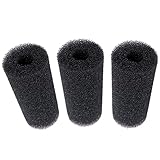Qzbhct Kit de filtración de repuesto de esponja de espuma de prefiltro grande de 5.9 pulgadas para estanques, acuarios, peceras (3 piezas)