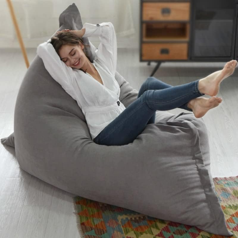 Miniatura 2 de SXBCyan Funda rectangular gigante para sofá cama, puf, puf, otomano, sobre para suelo, asiento esquinero, sillón reclinable para el hogar,