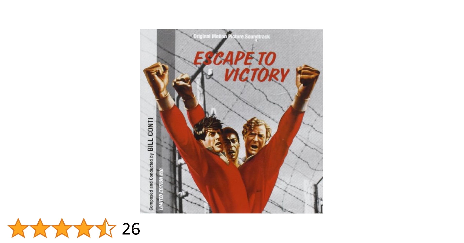洋画「勝利への脱出」映画音楽ＣD Bill Conti - Escape to Victory (Victory) (Original