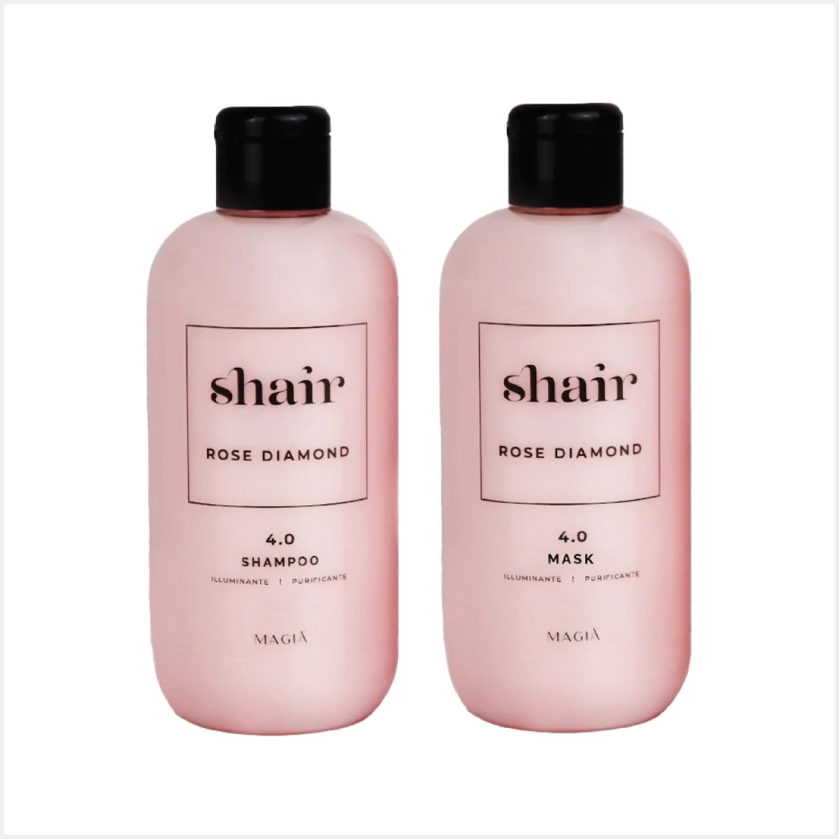 SHAIR ROSE Kit Shampoo e Maschera Purificante 2x250 ml