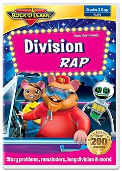 DVD Division Rap DVD by Rock 'N Learn Book