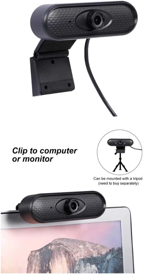 ARCH HD 1080P Webcam Web with Microphone Desktop Computer Camera for Video Net Class Teaching,Home Class Special Video Live Broadcast Equipment