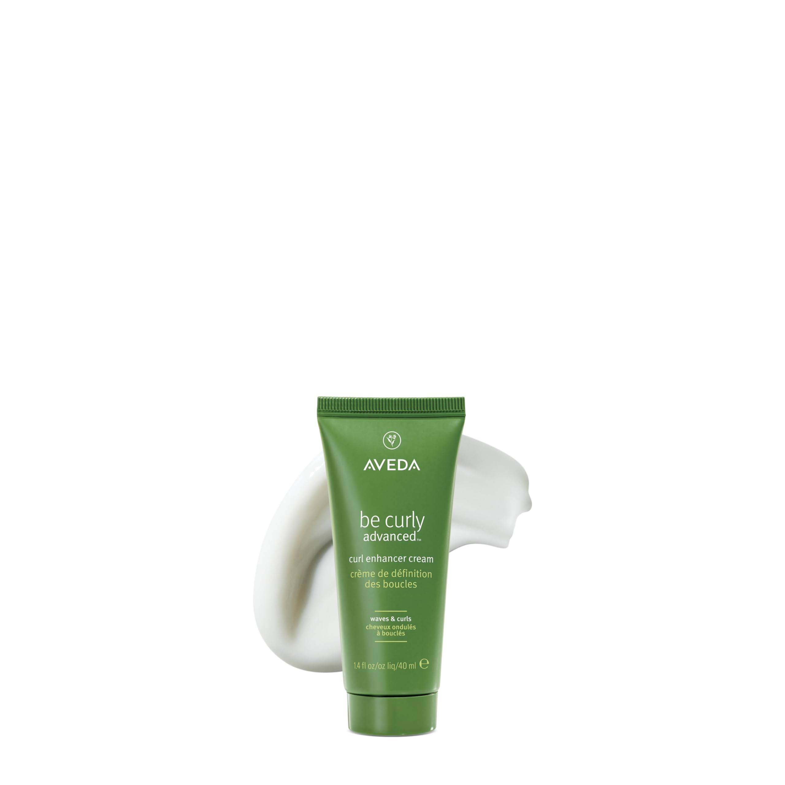 Aveda Be Curly Advanced Curl Enhancer Cream | Curl Cream Defines Curly and Wavy Hair | Reduces Frizz, Adds Shine | Silicone Free | 98% Naturally Derived*, 40ml