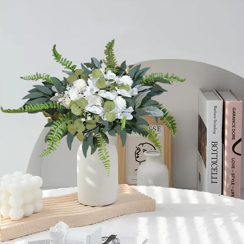 Decorazione Tavola Eucalipto 6 Mazzi Di Eucalipto Artificiale In Seta - Foglie Verdi Realistiche Per Decorazione Casa, Matrimoni E Centrotavola Mazzi Decorativi Per Composizioni