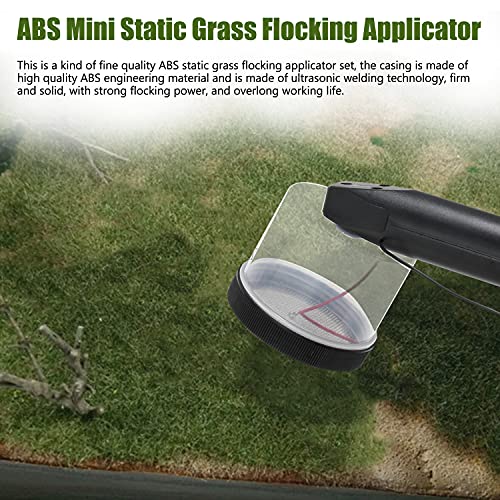 Garosa Mini Applicatore Statica Kit con 4 Colori, Applicatore ABS Portatile per Scenografie Fai da Te, Modellismo Miniature, Paesaggi in Sabbia, Artigianato Creativo