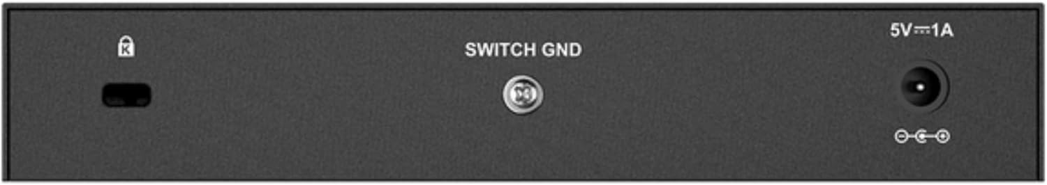 D-Link DGS 108 8 Port Gigabit Ethernet Switch Unmanaged, Plug & Play Network Splitter Silent Fanless Metal Desktop/Wall Mount QoS, IEEE 802.3az Energy Saving Limited Lifetime Protection