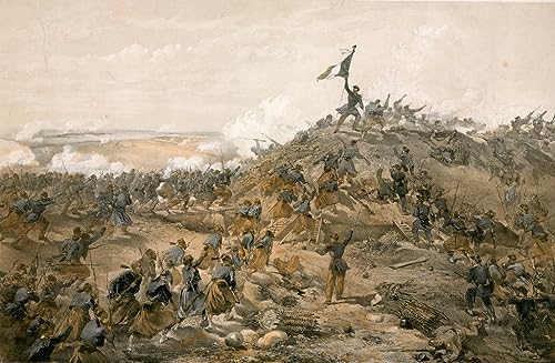 Tableau l'Attaque du Malakoff Simpson toile affiches 60x90