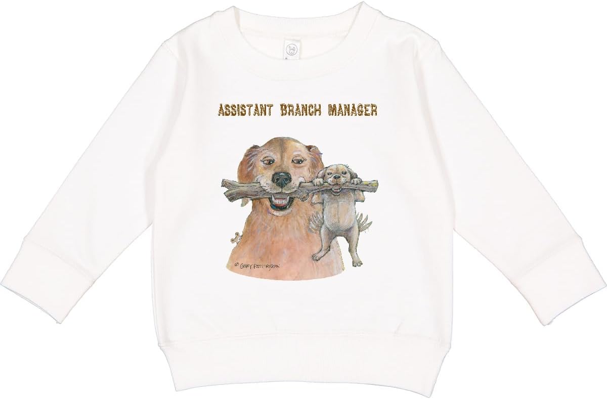 inktastic Assistant Branch Manager Toddler Sweatshirt - Gary Patterson