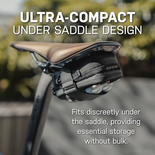 Topeak Elementa GearBag – Compact Under-Seat Bike Bag with Ratchet Tool Set, Dual Compartments, Water-Repellent 1000D Polyester, 0.3L Storage Capacity - Thumbnail 2