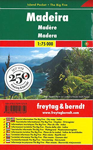 Madeira, Autokarte 1:75.000, Island Pocket + The Big Five