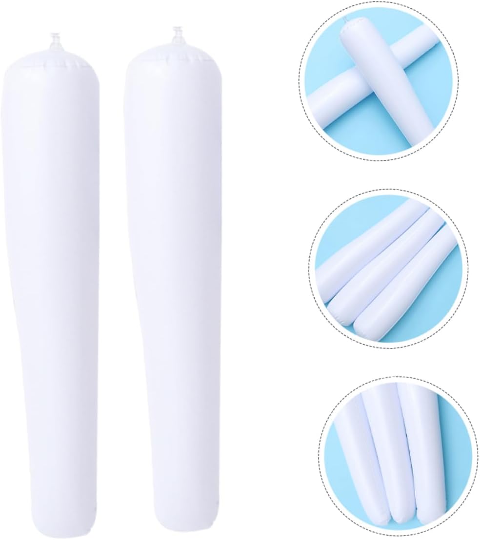 4 Pairs Boot Stay Boots Shaper Holder Blow up Boot Shapers Boot Stand up Inserts Boots Stretcher Boots Form Keeper Inflatable Boots Support Shoe Shape Holder White Pvc