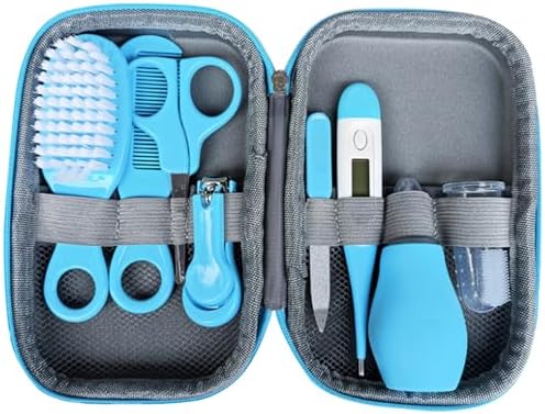 Baby Grooming Kit, 8 Piece Baby Grooming and Health Care Kit, Saf...