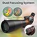 Gosky 20-60×85 Spotting Scope with Tripod - Phone Adapter, Dual Focusing Spotter Scope for Bird Watching, Wildlife Scenery (Black)