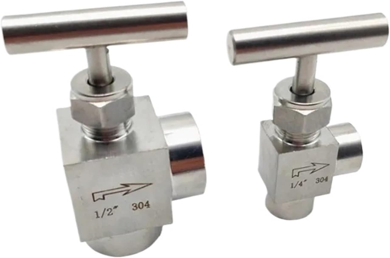 1PCS 304 Stainless Steel Needle Valve 1/8" 1/4" 3/8" 1/2" | 1/8"