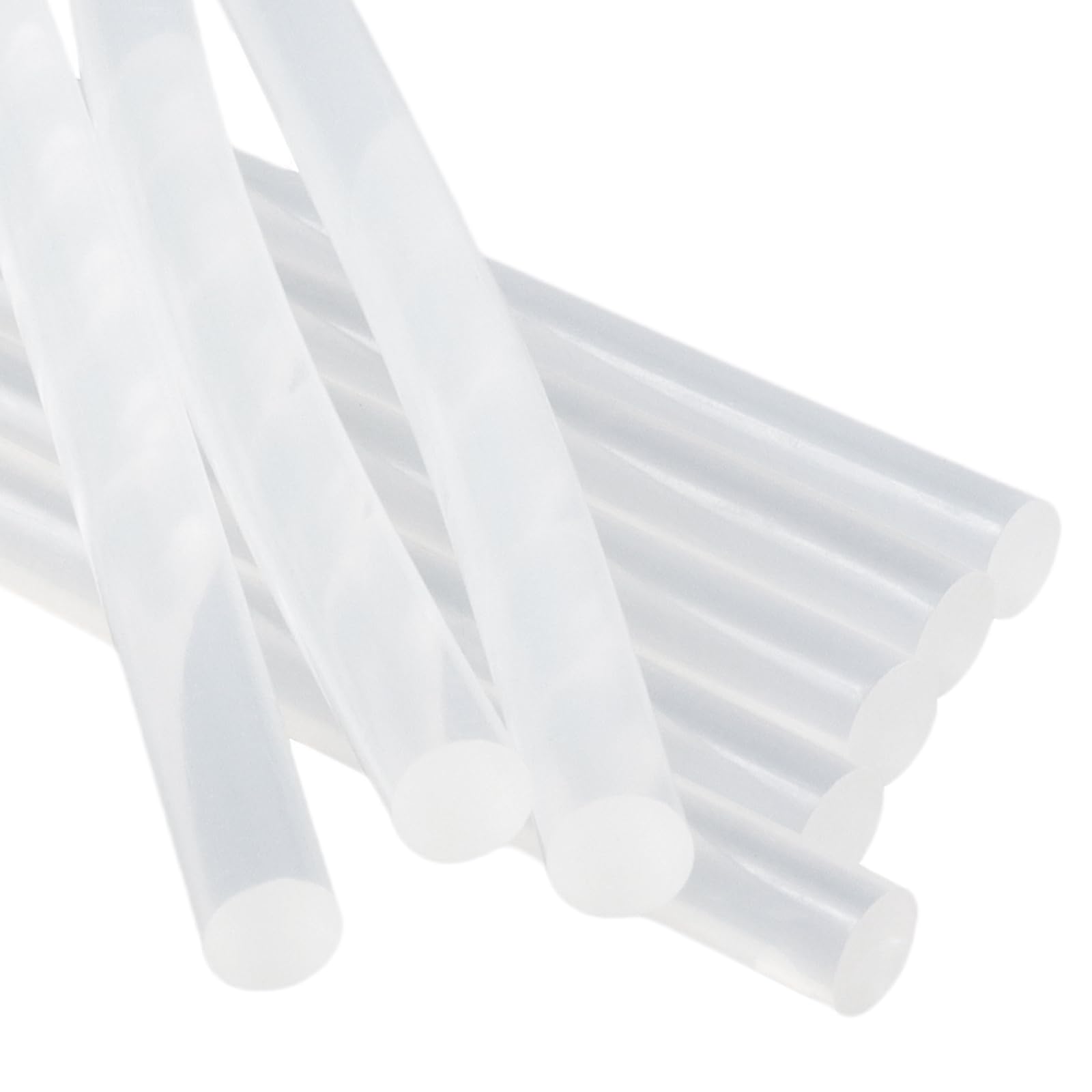 KEILEOHO Lot de 800 bâtons de colle 7 mm x 100 mm, bâtons de colle transparente à chaud pour bricolage, art, travaux manuels