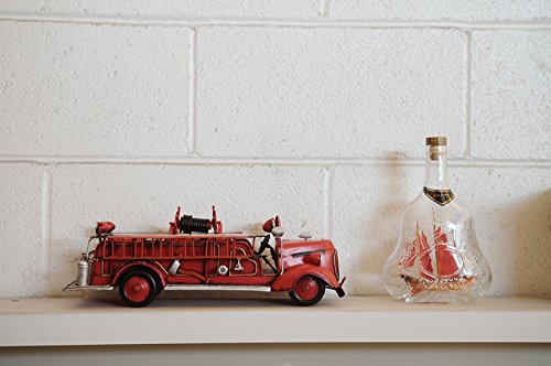 Old Modern Handicrafts 1938 Fire Engine Ford Collectible, 1:40-Scale, Red #TOP7