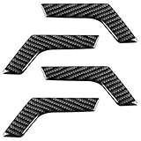 Acouto for w204 Carbon Fiber, 4pcs Carbon Fiber Inner Interior Door Handle Trim Cover for W204 2005-2012