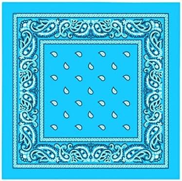 WedDecor Bandana Cotton Unisex Head Scarf Wide Headband Lightweight, Breathable Fashion Accessory for Riding, Hiking, Fishing, Cycling, Outdoor Activities